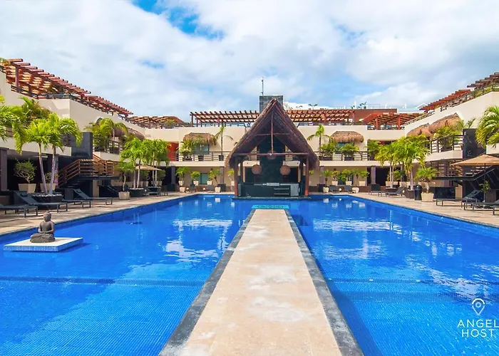 Сasa de vacaciones Oceanview Penthouse & Rooftop Pool Near Mamitas *